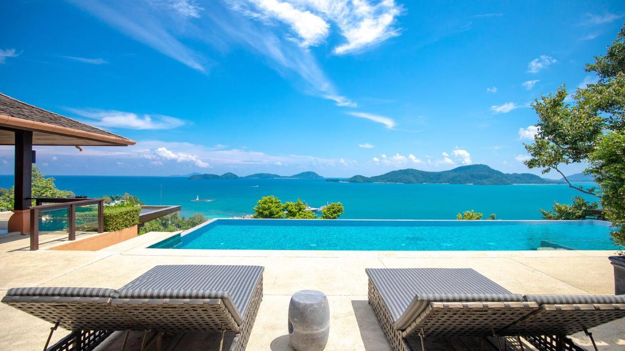 Sri Panwa Phuket Luxury Pool Villa Hotel - Sha Plus Екстериор снимка View of the Andaman Sea from the pool at the Villa Punita